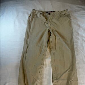 French Toast Girls Uniform Straight Leg Beige Pants Size 14 School Twill